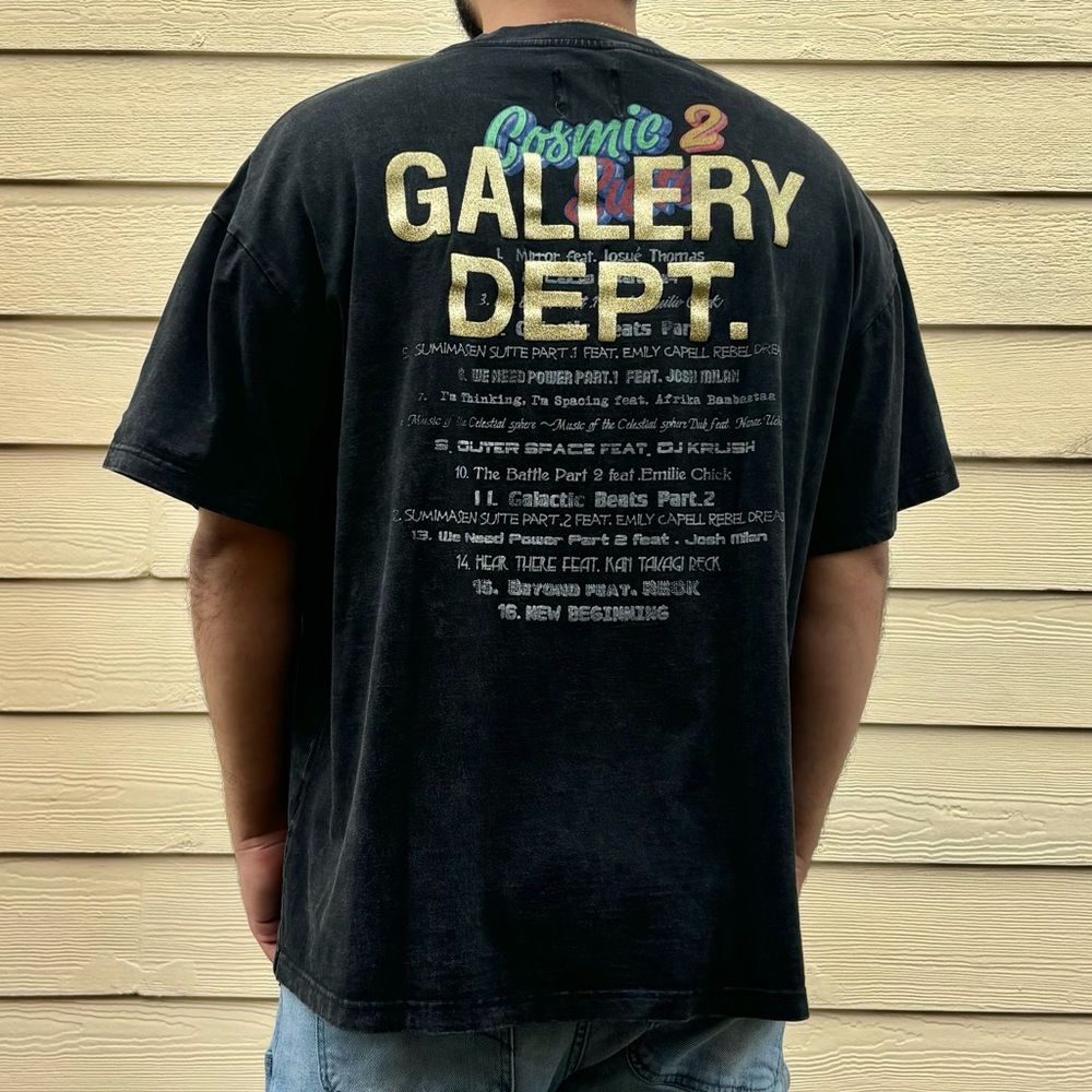 Men’s Gallery Dept Graphic Vintage Style T Shirt Size Large
